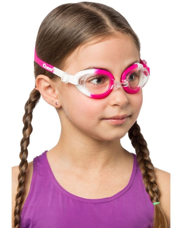 Gafas de Natación Cressi Starfish Blanco/Rosa | Cómodas y Seguras para Niños de 4 a 8 Años - Image 3